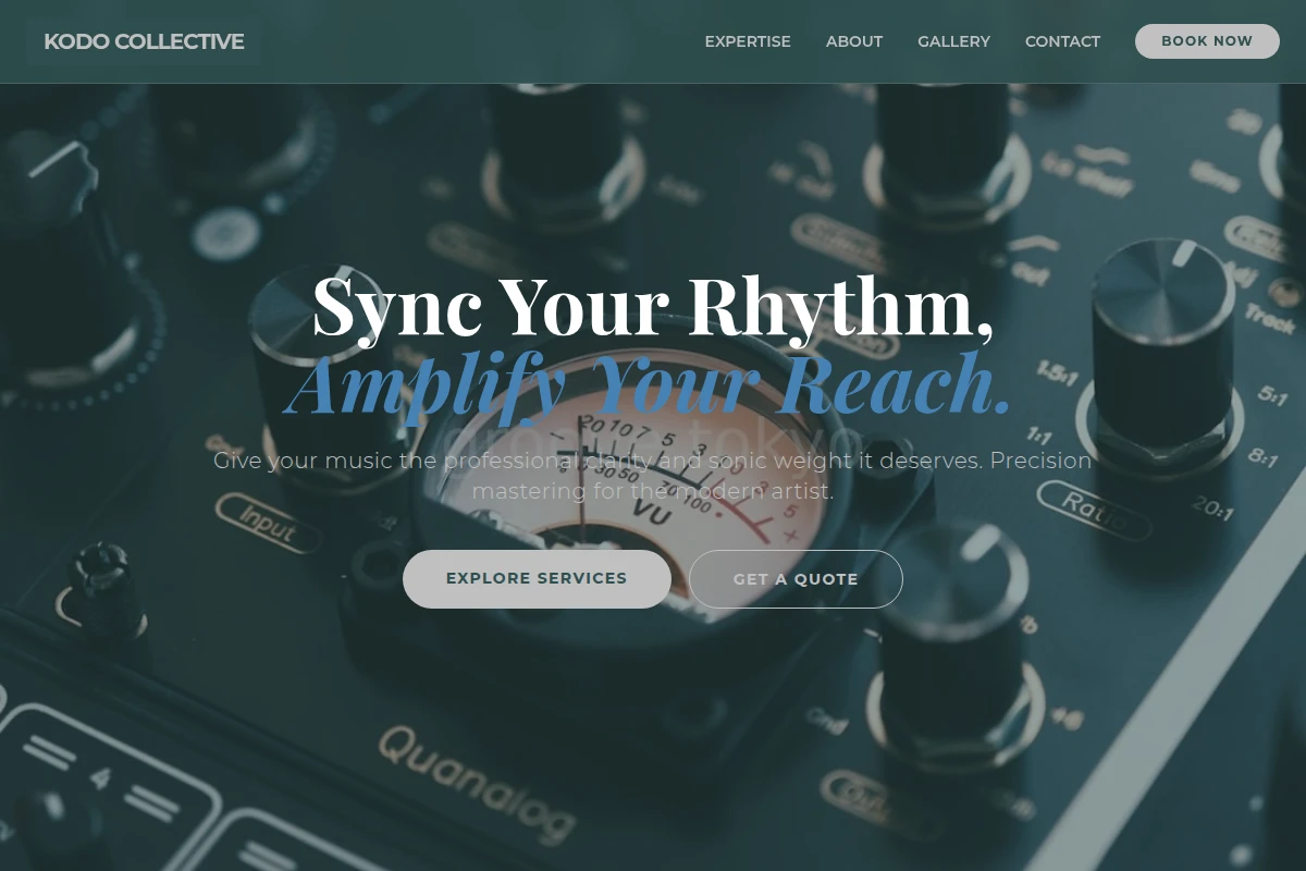 Kodo Audio Mastering
